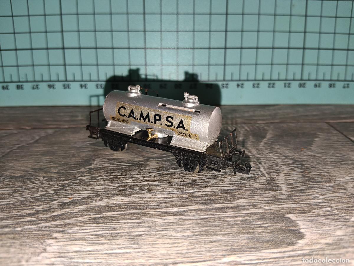 Trenes Escala: Antiguo Vagon Cisterna Campsa ibertren Escala N Ibertren Madrid Barcelona tren vag&oacute;n pasajeros