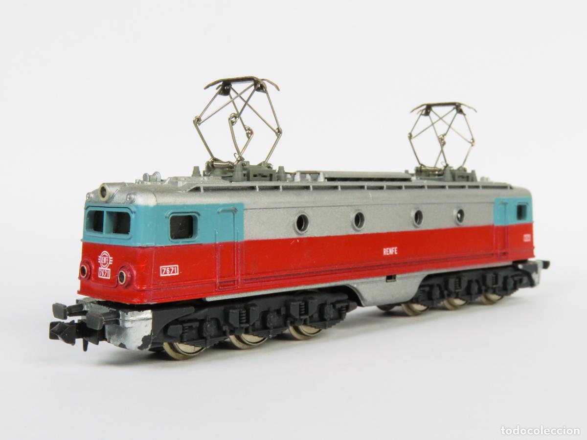 Trenes Escala: Locomotora tren Ibertren N 7671 Alsthom RENFE Funciona