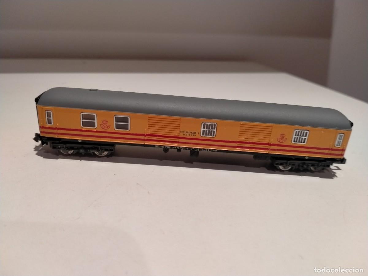 Trenes Escala: Vag&oacute;n Ibertren Correos Espa&ntilde;a escala N sin caja.