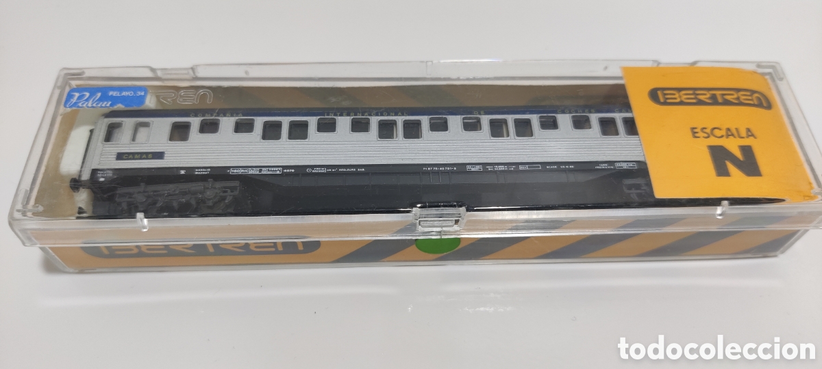 Trenes Escala: IBERTREN N - VAG&Oacute;N COCHES CAMA REF. 207