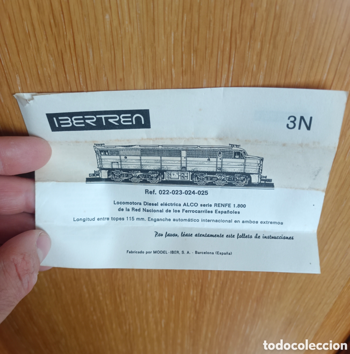 Trenes Escala: Instrucciones locomotora Alco 1800 ibertren 3n