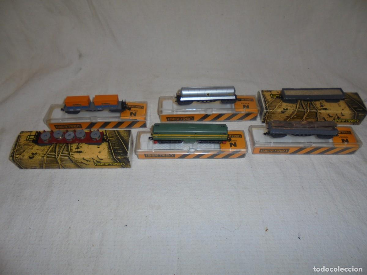 Trenes Escala: magnifica maquina y 5 vagones de ibertren escala N