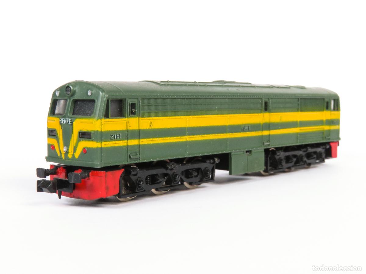 Trenes Escala: Locomotora tren Ibertren N 2161 Diesel ALCO RENFE 2100 Funciona