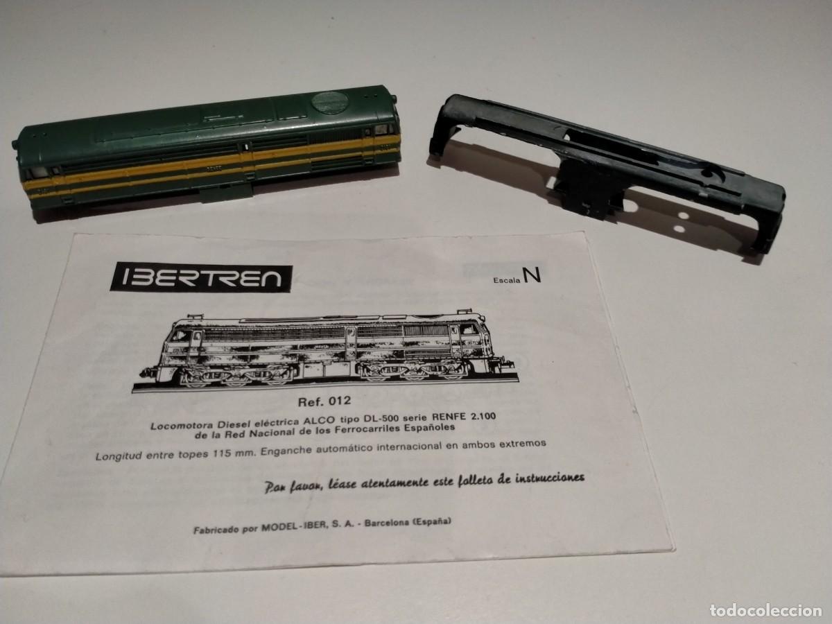 Trenes Escala: Carcasa y armaz&oacute;n de Locomotora Alco 2100 Ibertren N + instrucciones