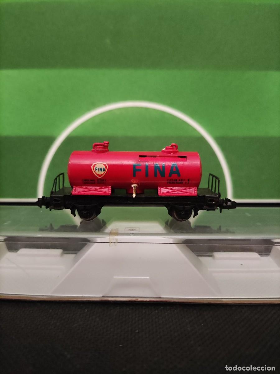 Trenes Escala: Vag&oacute;n gasolina FINA Ref. 358 Ibertren Escala N