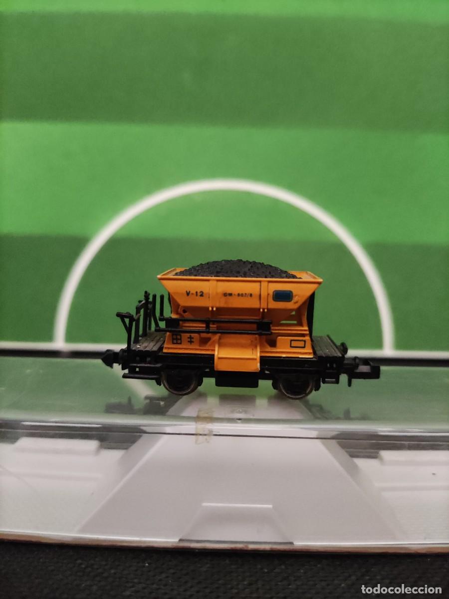 Trenes Escala: Vag&oacute;n tolva minas amarilla Ref. 464 Ibertren Escala N