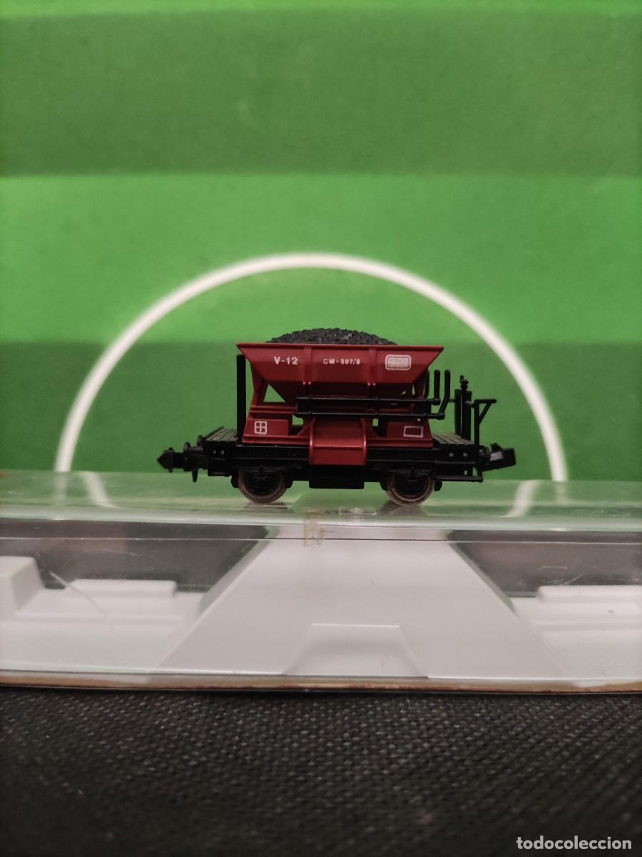 Trenes Escala: Vag&oacute;n tolva minas roja Ref. 461 Ibertren Escala N