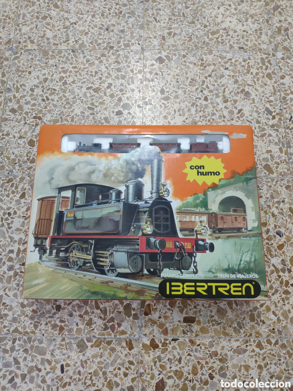 Trains &Eacute;chelle: Ibertren Equipo Completo Tren de Viajeros 0843 con Humo Escala 2N, Cuco, MZA, Muy Buen Estado
