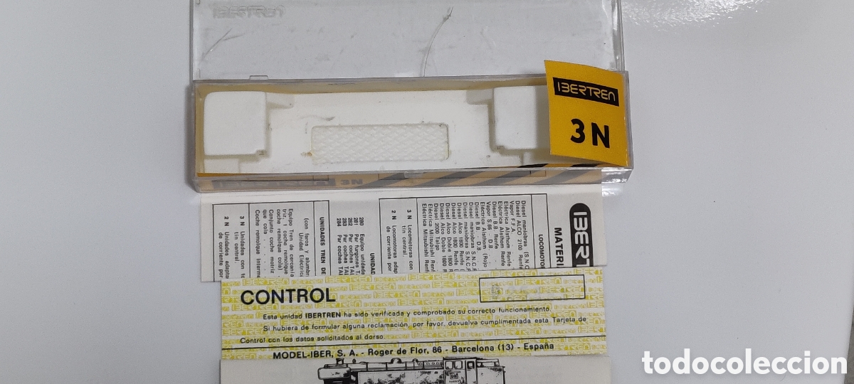 Trenes Escala: IBERTREN N - CAJA VAC&Iacute;A LOCOMOTORA DB REF. 017