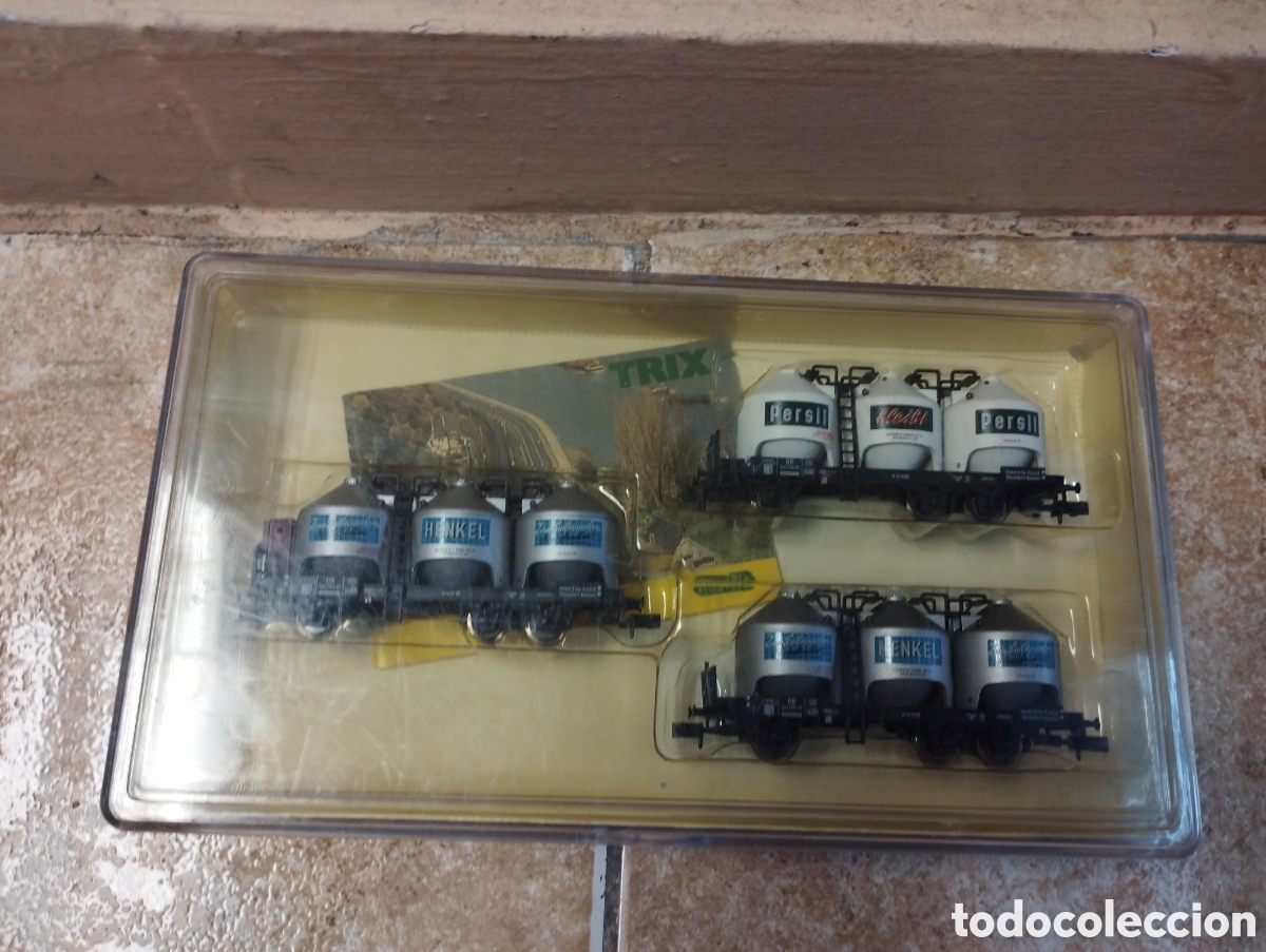 Trains &Eacute;chelle: Set de vagones silo marca minitrix