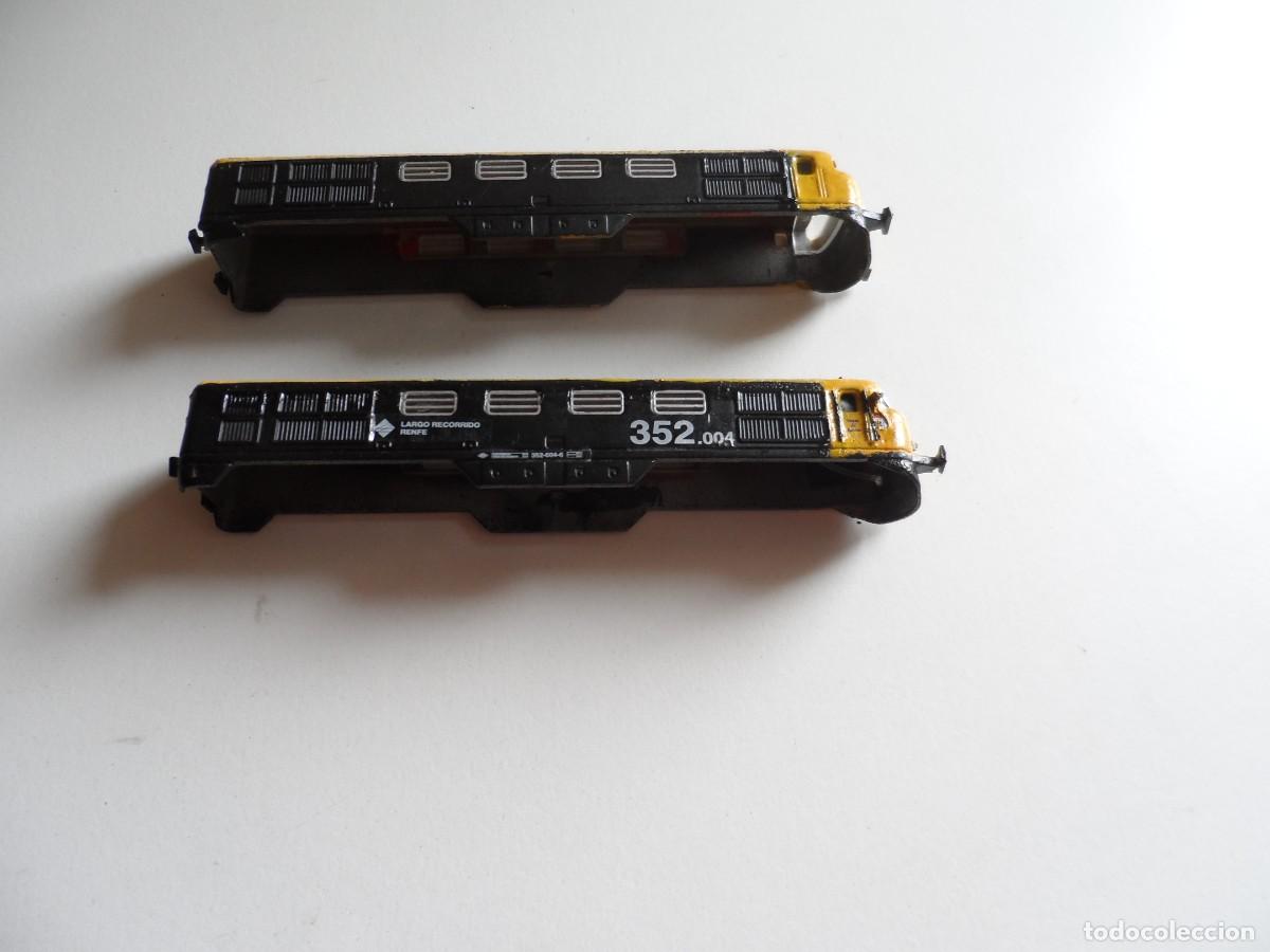 Trenes escala: 2 CARROCERIAS LOCOMOTORA 352 TALGO ARTESANAL RENFE ESCALA N