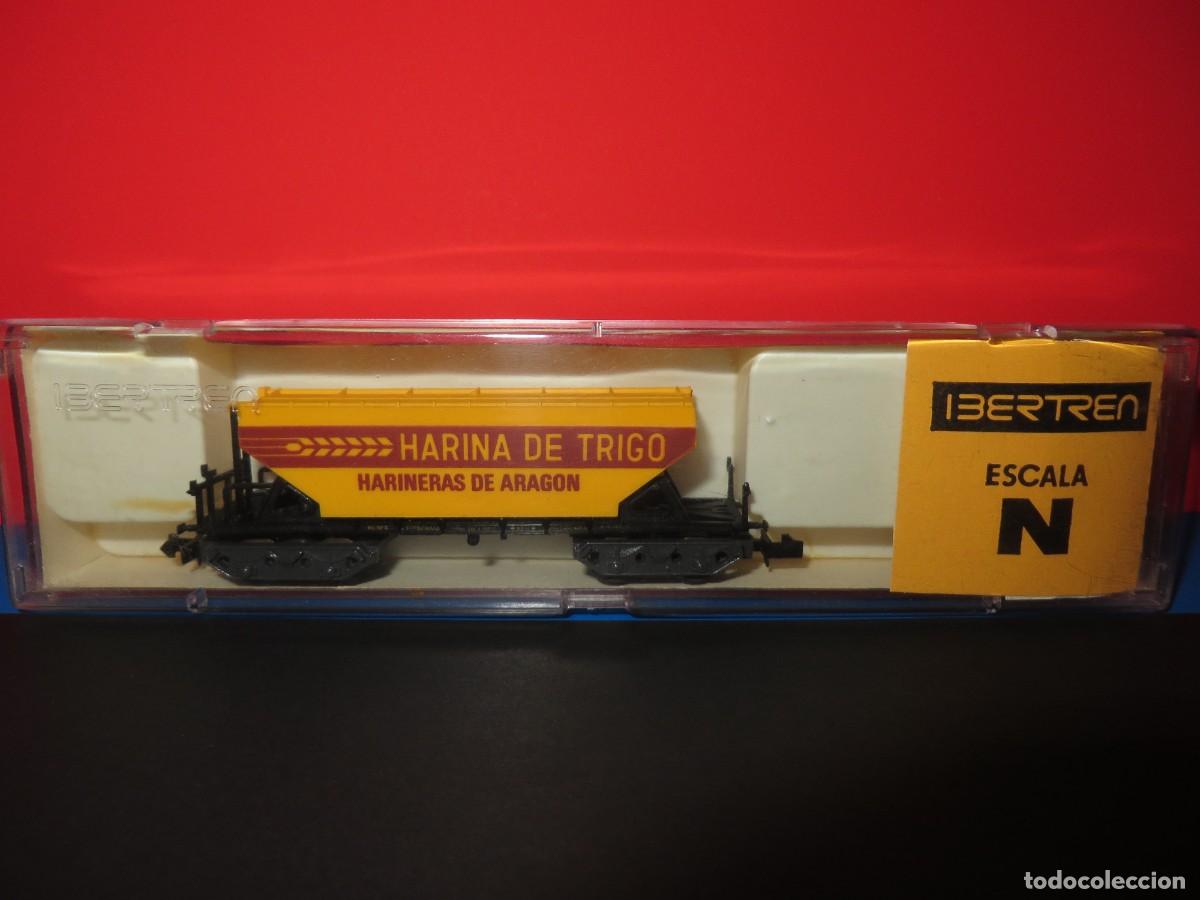 Trenes escala: VAG&Oacute;N DE CARGA IBERTREN HARINA DE TRIGO HARINERAS DE ARAG&Oacute;N REF 478. ESCALA N