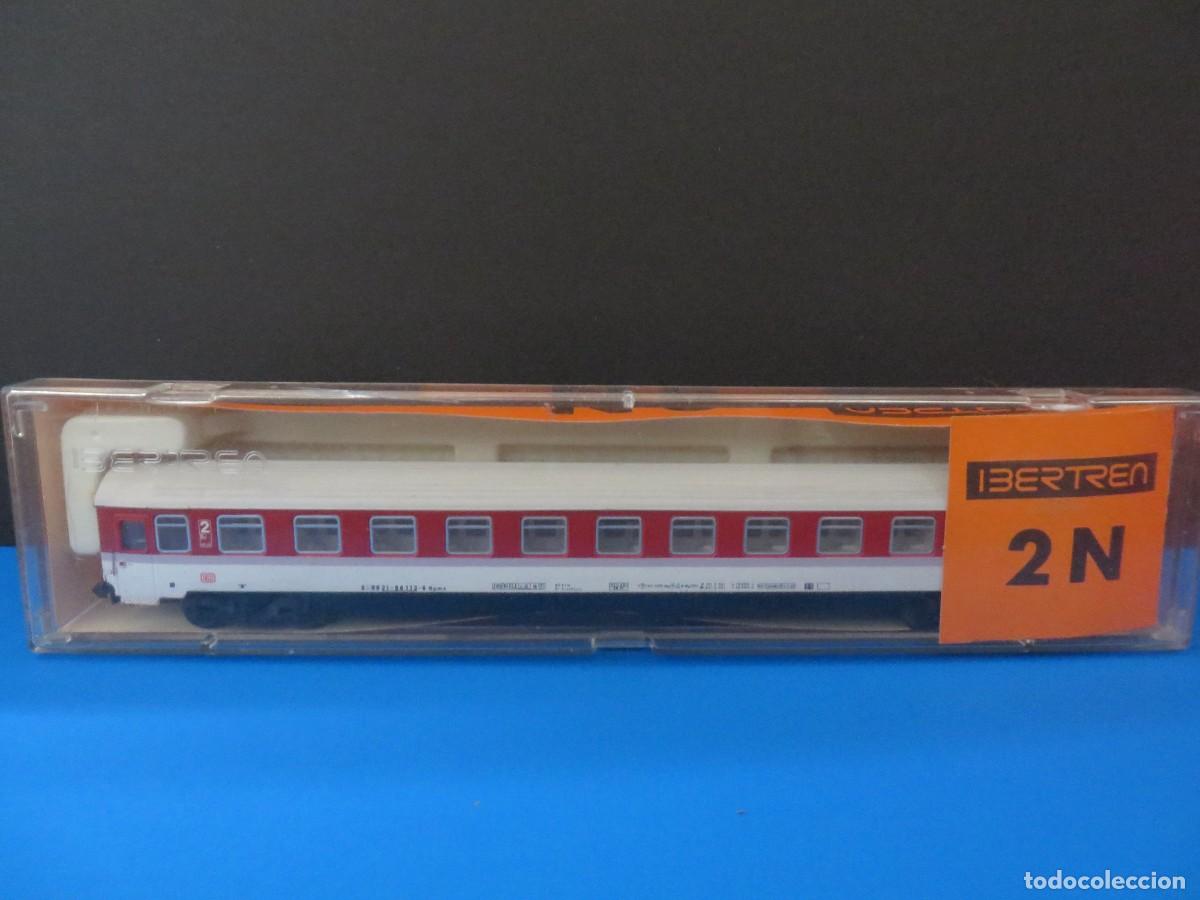 Trenes escala: VAG&Oacute;N IBERTREN DB 2&ordf;CLASE CON LUZ REF 295. ESCALA N