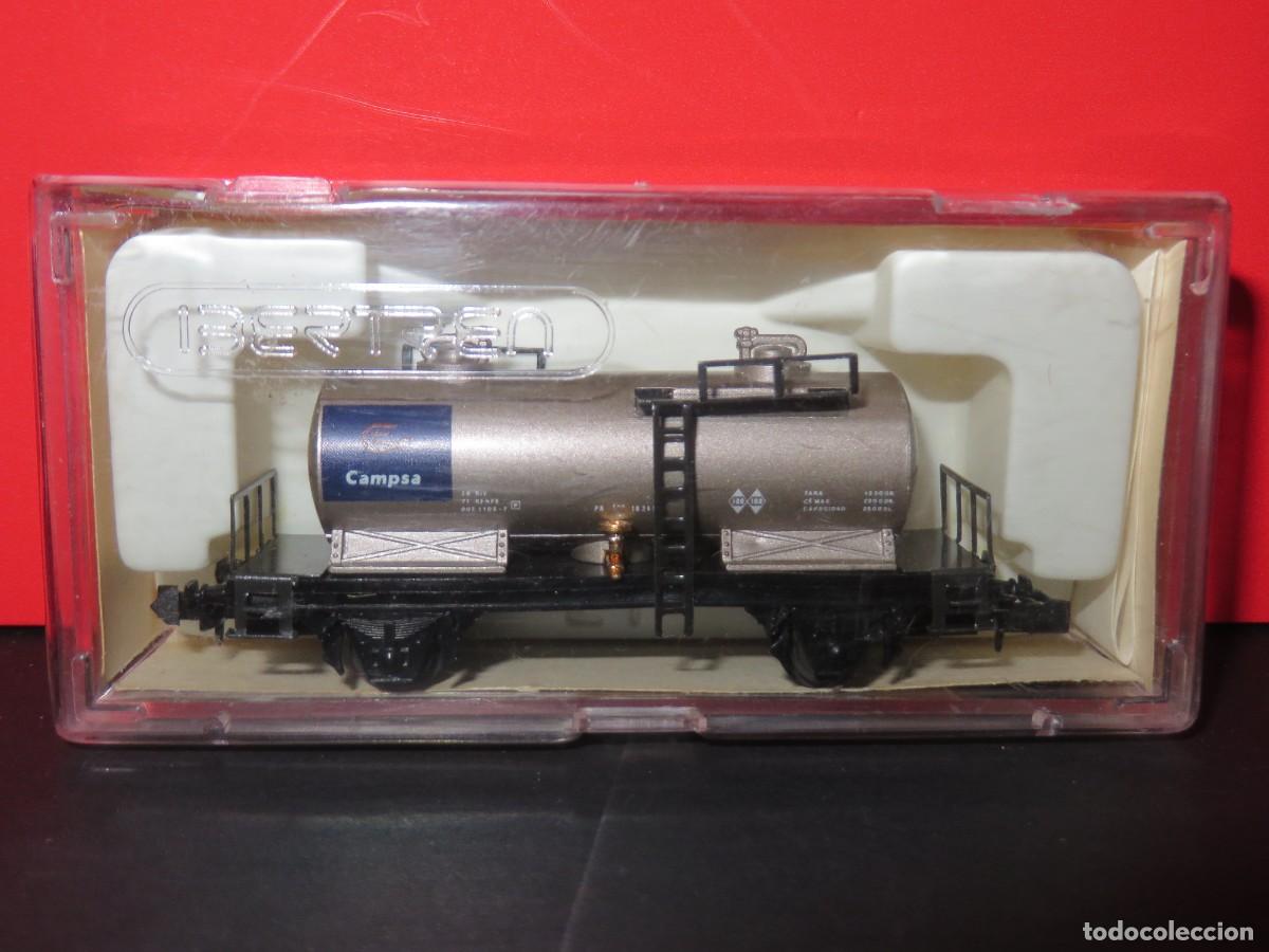 Trenes escala: VAG&Oacute;N CISTERNA CAMPSA IBERTREN ESCALA N. REF.350