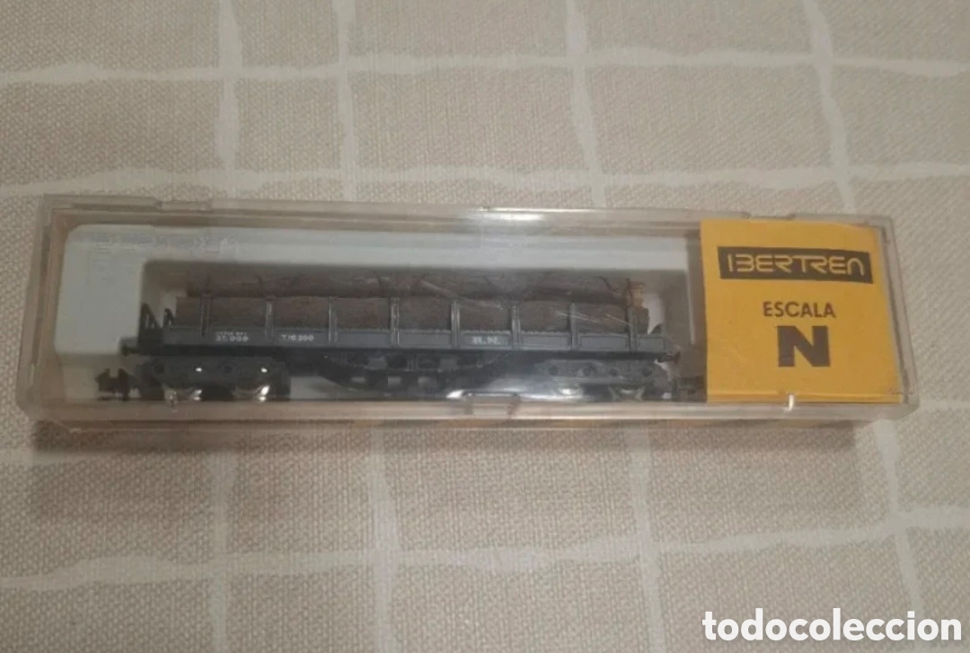 Trenes escala: Vagon madera Ibertren N Ref 434