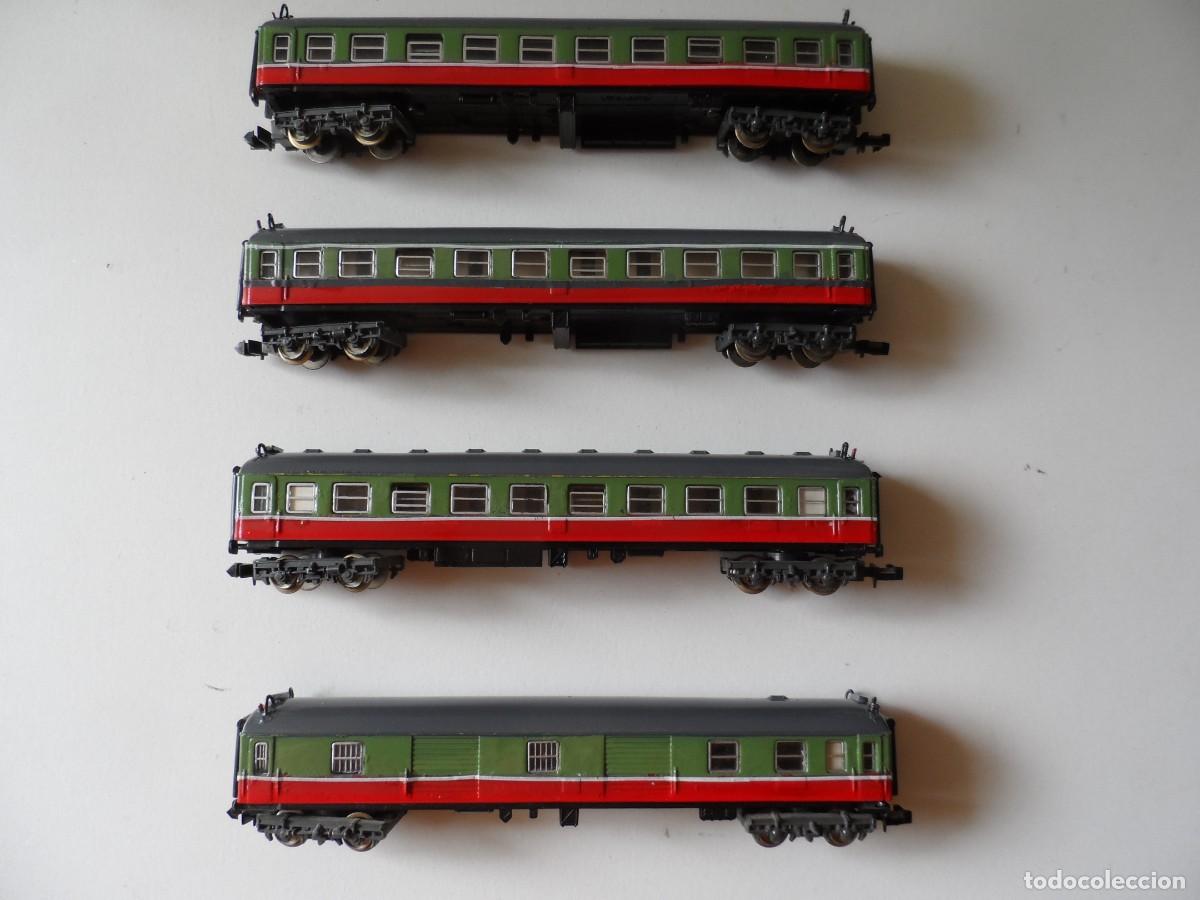 Trenes escala: LOTE DE 4 VAGONES IBERTREN 8000 TIPO LUCKY ESCALA N