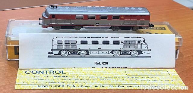 Trenes escala: LOCOMOTORA DIESEL TALGO RENFE DE IBERTREN, REF. 026. ESCALA 3N