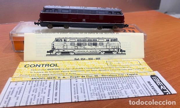 Trenes escala: LOCOMOTORA DIESEL B.B. DE LA DB DE IBERTREN, REF. 956. ESCALA 2N