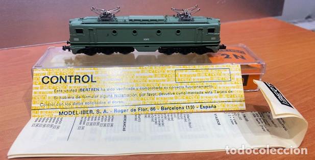 Trenes escala: LOCOMOTORA EL&Eacute;CTRICA ALSTHOM VERDE RENFE DE IBERTREN, REF. 0952. ESCALA 2N