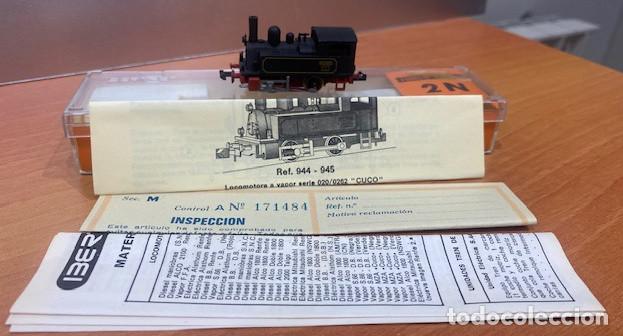 Trenes escala: LOCOMOTORA DE VAPOR MZA CUCO NEGRA DE IBERTREN, REF. 944. ESCALA 2N