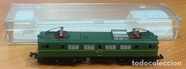 Trenes escala: LOCOMOTORA EL&Eacute;CTRICA MITSUBISHI 269 VERDE RENFE DE IBERTREN, REF. 027. ESCALA 3N