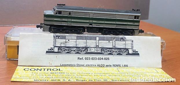 Trenes escala: LOCOMOTORA DIESEL ALCO 1800 PLATA RENFE DE IBERTREN, REF. 023. ESCALA 3N