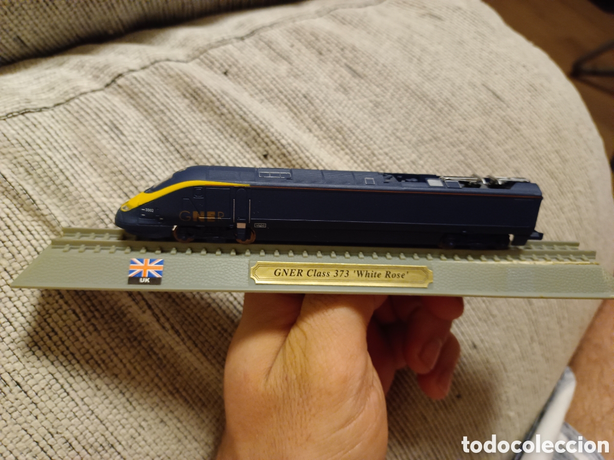 Trenes escala: locomotora estatica Gener class 373 &rdquo; white Rose &rdquo; escala N 1:160 del prado