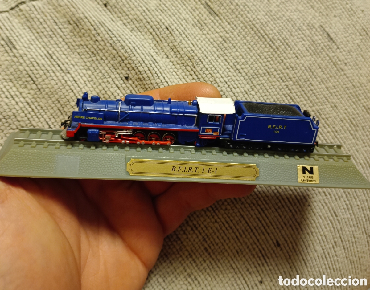 Trenes escala: locomotora estatica R.F.I.R.T 1-E-1 escala N 1:160 del prado