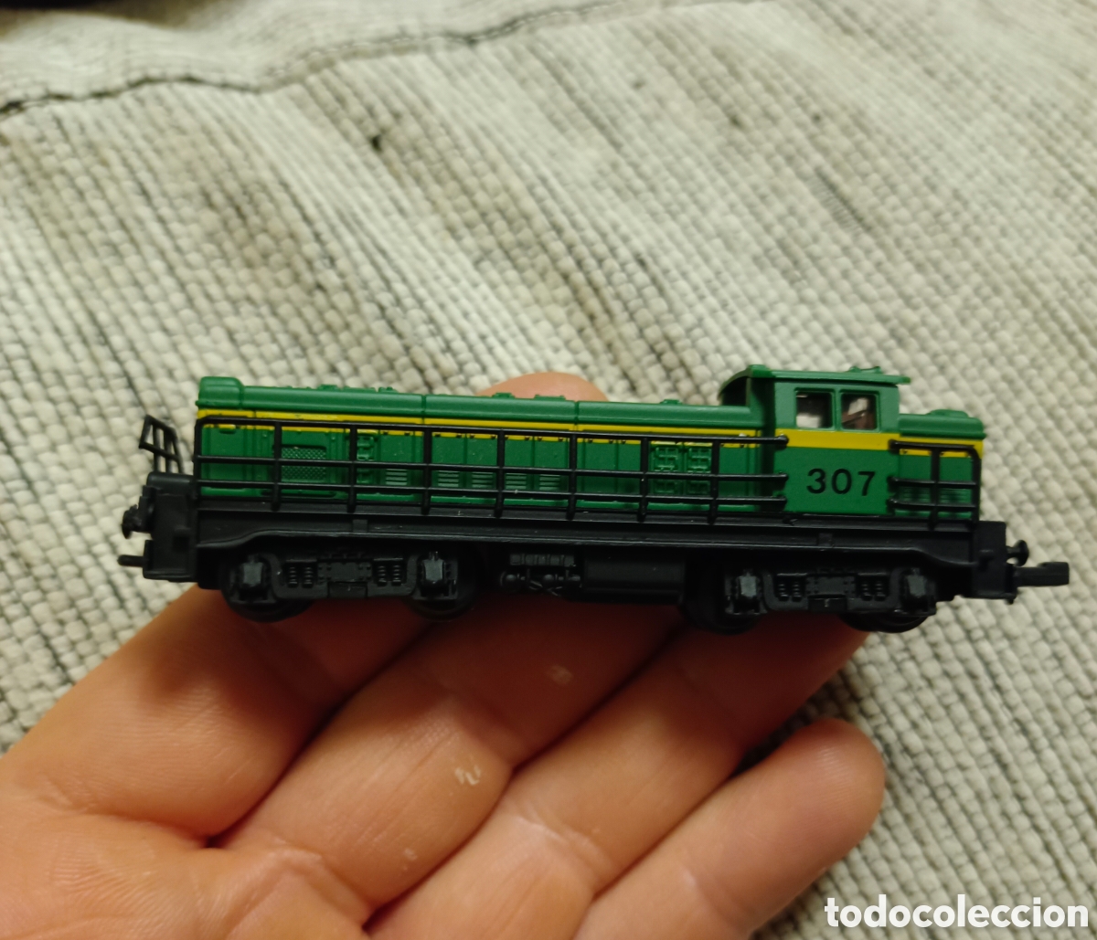 Trenes escala: locomotora estatica renfe 307 bo- bo escala N 1:160