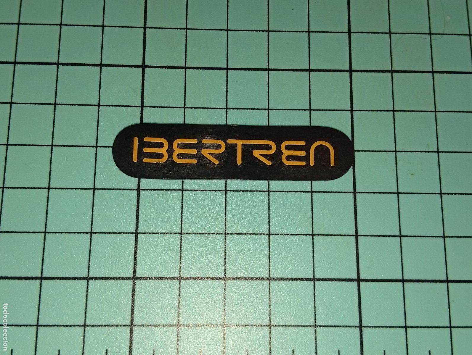 Trenes escala: Lote Placa letrero Ibertren m&aacute;s Encarrilador