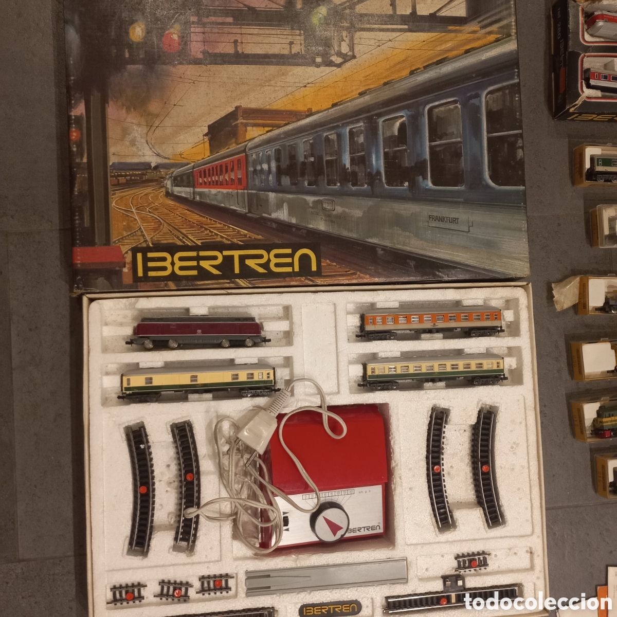 Trenes escala: IBERTREN GRAN LOTE. 3N 116 Y EXTRAS VAGONES, VIAS, MANUALES ... VER DESCRIPCION