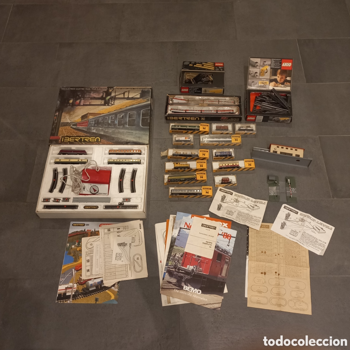Trenes escala: IBERTREN GRAN LOTE. 3N 116 Y EXTRAS VAGONES, VIAS, MANUALES ... VER DESCRIPCION