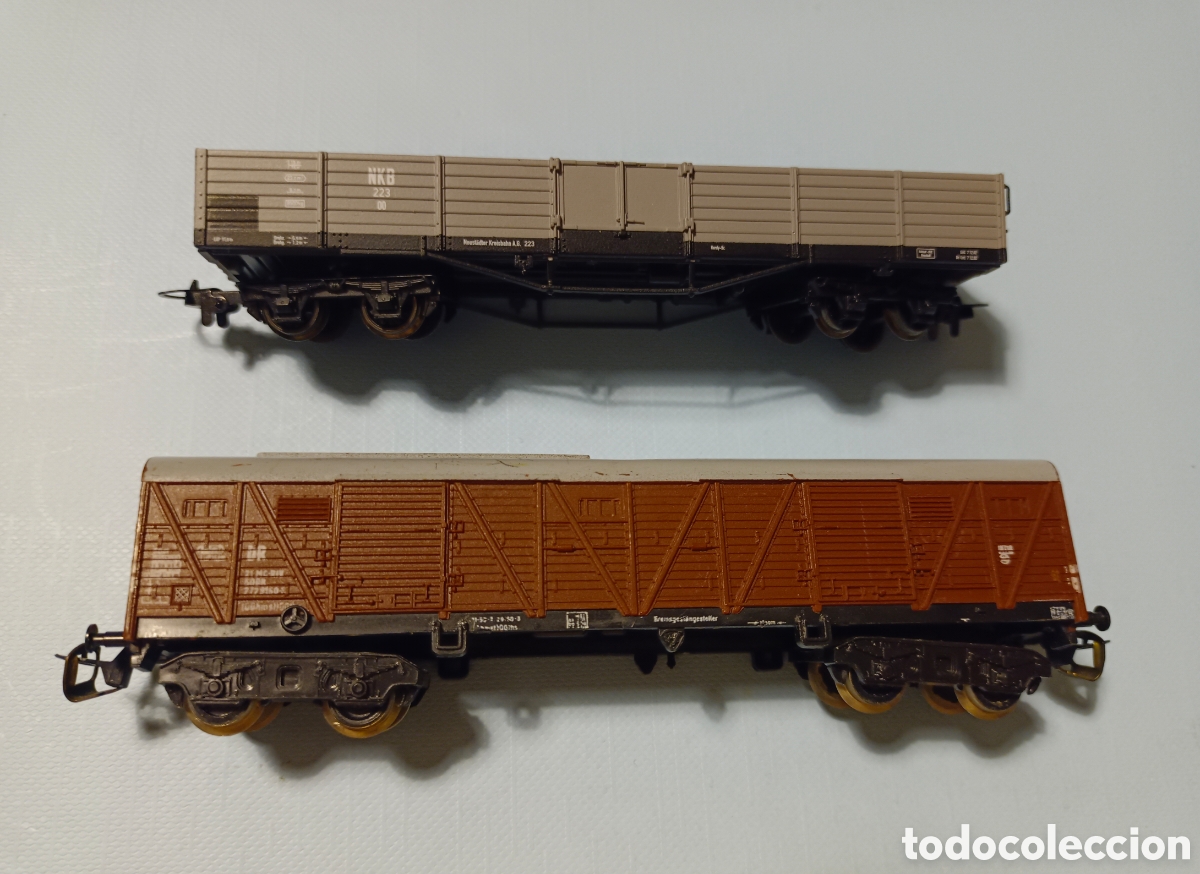 Trenes escala: 2 vagones tren HO-E , HO-M Tilligh bahn