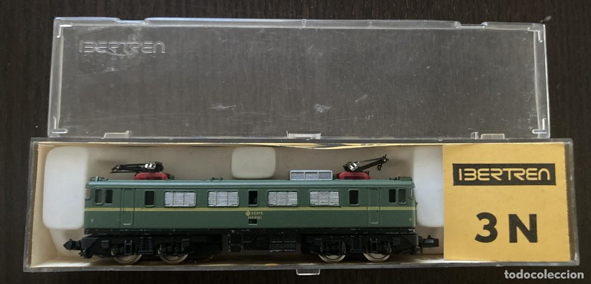 Trenes escala: IBERTREN - LOCOMOTORA ELECTRICA VERDE RENFE / REF. 027 ESCALA 3N - Incluye caja