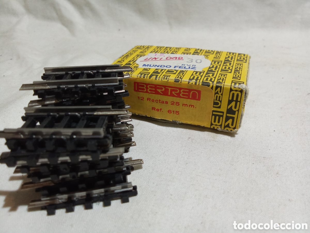 Trenes escala: 12 RECTAS 25mm DE IBERTREN N REF. 615 EN CAJA