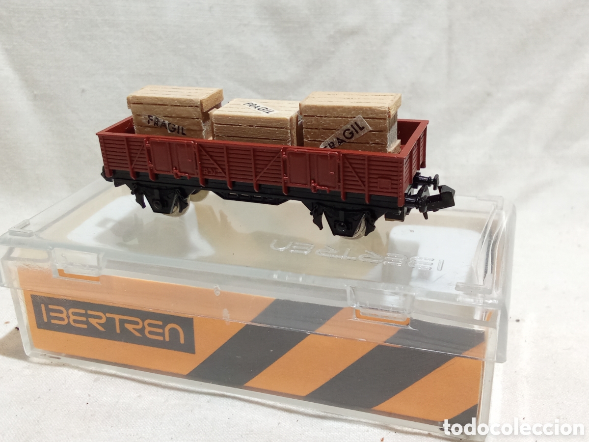 Trenes escala: VAG&Oacute;N DE TRANSPORTES IBERTREN N REF.329 EN CAJA