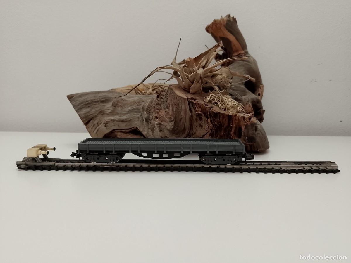 Trenes escala: IBERTREN VAG&Oacute;N PORTA BOBINAS ESCALA N 100% ORIGINAL