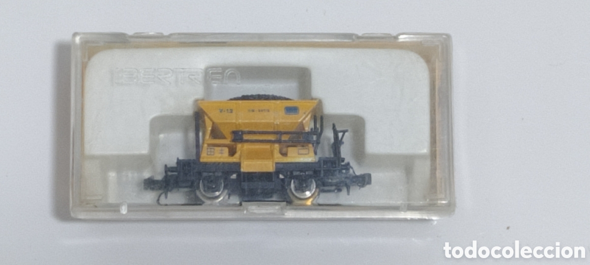 Trenes escala: IBERTREN N - VAGONETA MINAS AMARILLA REF. 464