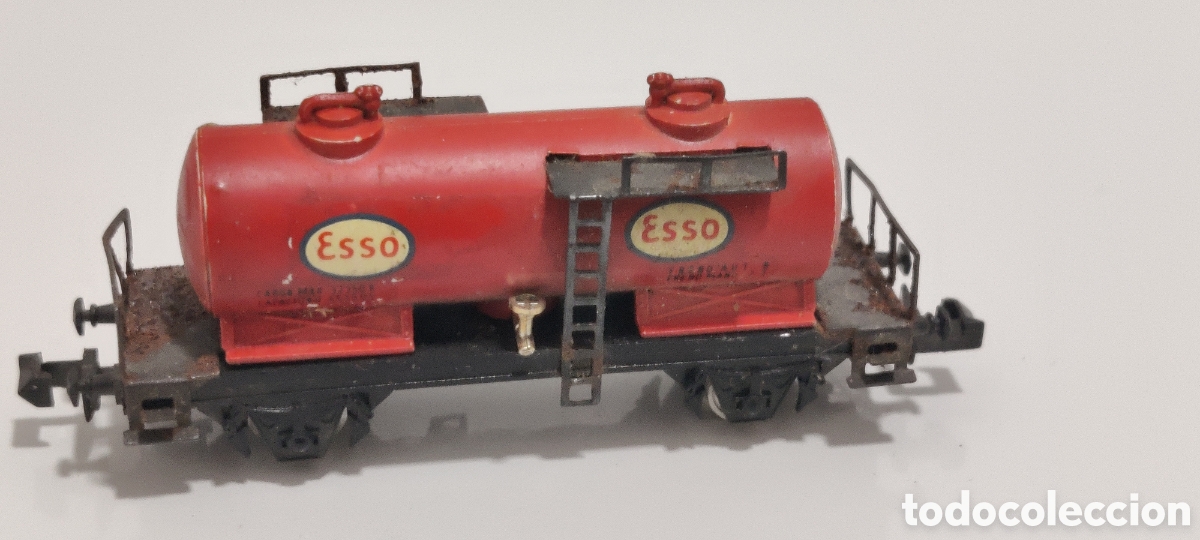 Trenes escala: IBERTREN N - CISTERNA 2 EJES ESSO REF. 353 - Foto 2