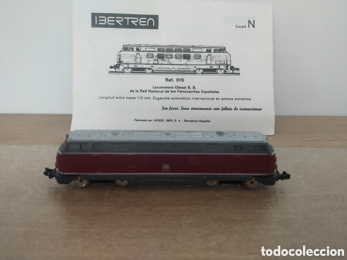 Modelleisenbahnen: LOCOMOTORA DIESEL B.B. DE LA DB DE IBERTREN, REF. 019. ESCALA 3N