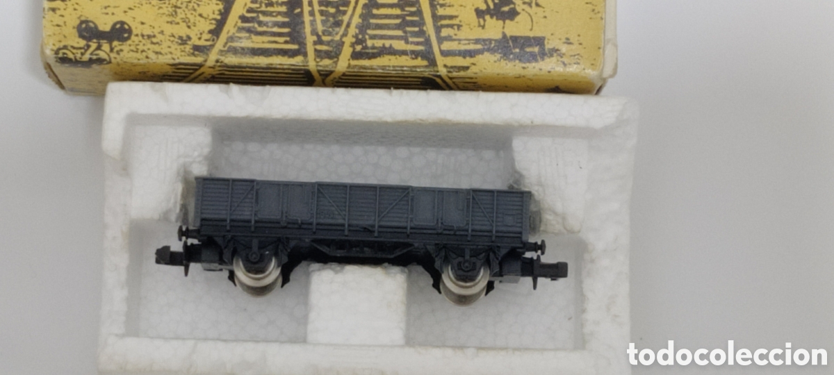 Trenes escala: IBERTREN N - VAG&Oacute;N BORDE MEDIO GRIS REF. 3201