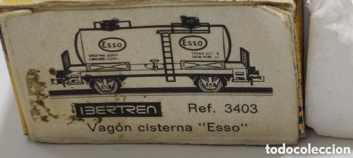 Trenes escala: IBERTREN N - CISTERNA 2 EJES ESSO REF. 3403 - Foto 2
