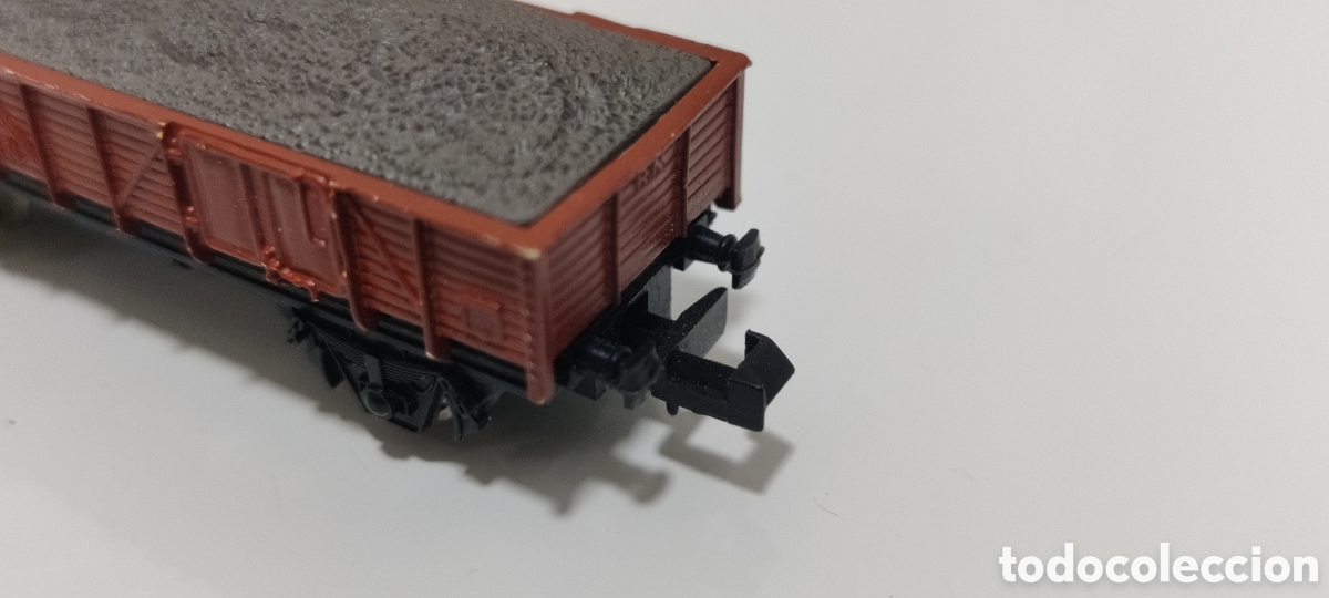Trains &Eacute;chelle: IBERTREN N - VAG&Oacute;N BORDE MEDIO MARR&Oacute;N CON GRAVA REF. 325