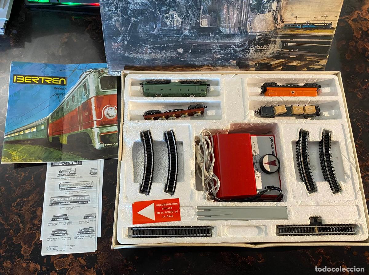 Trenes escala: Caja Tren El&eacute;ctrico IBERTREN 3N 113 escala n completa