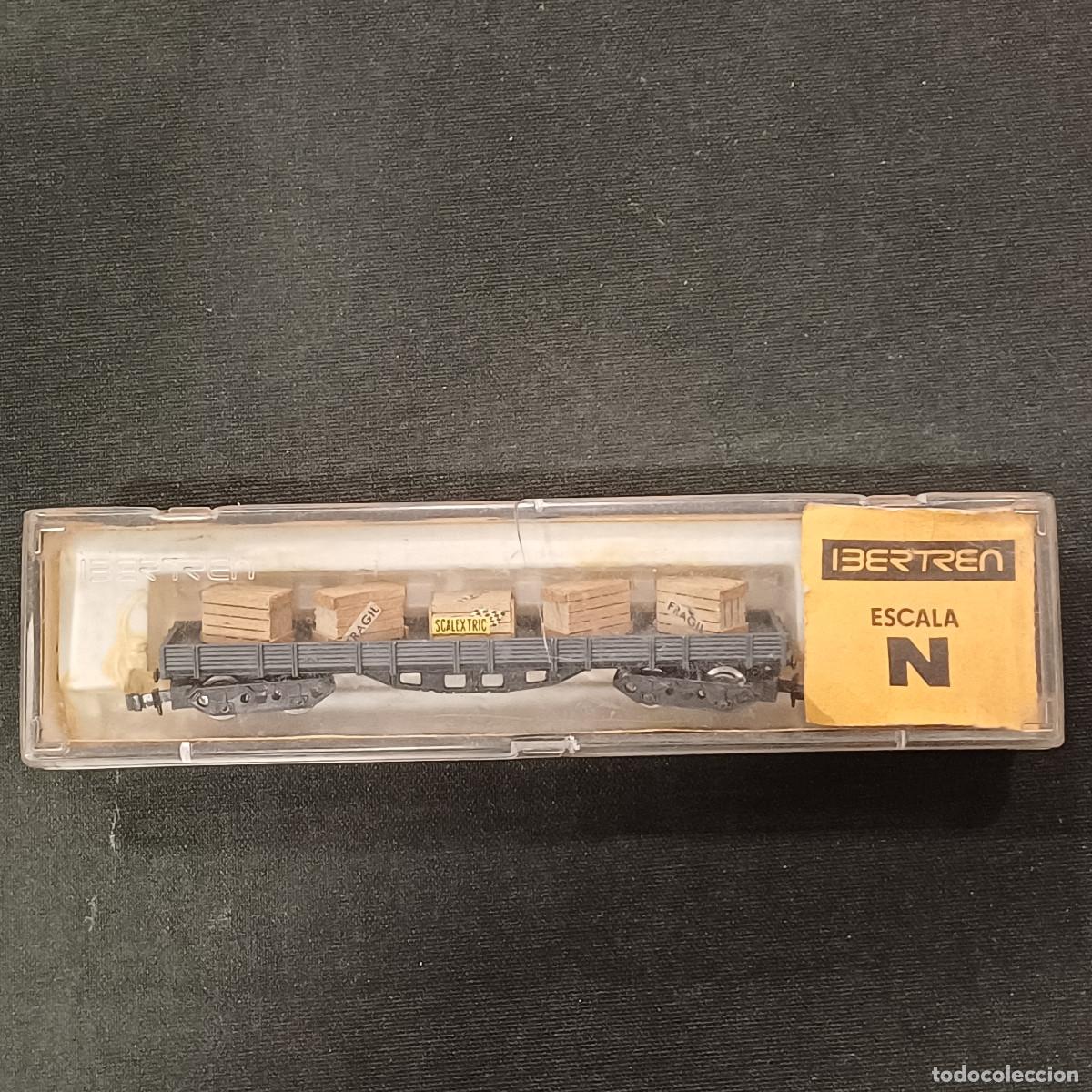 Scale Trains: VAGON 4 EJES CON CAJAS FRAGILES SCALEXTRIC/IBERTREN ESCALA N.