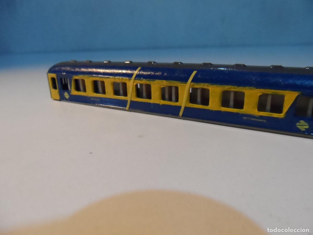 Trains &Eacute;chelle: CARROCERIA VAGON IBERTREN RESTAURANTE CAFETERIA REPINTADO ESCALA N