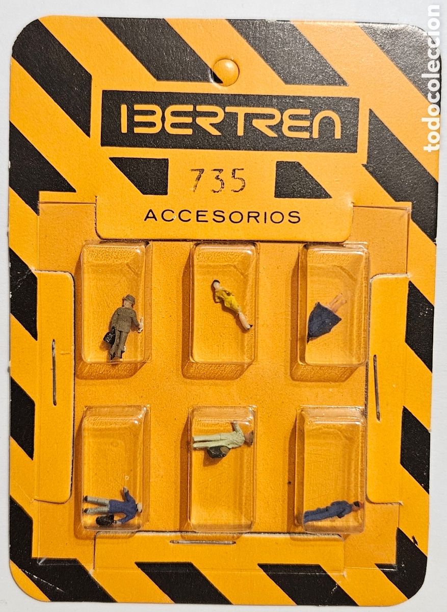 Trenes escala: IBERTREN - BLISTER 6 PERSONAJES VIAJEROS REFERENCIA 735 ESCALA N