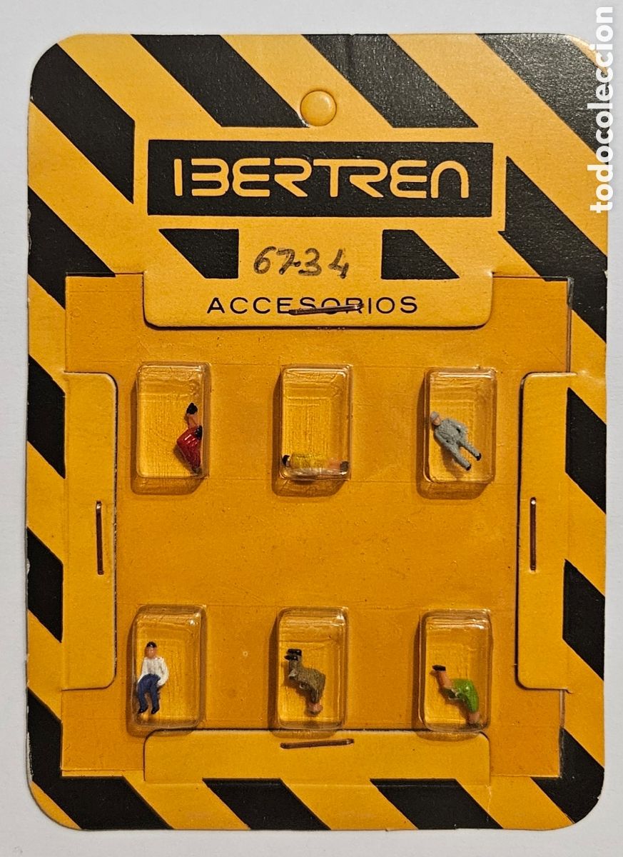 Trenes escala: IBERTREN 734 - BLISTER CON 6 PERSONAJES SENTADOS ESCALA N