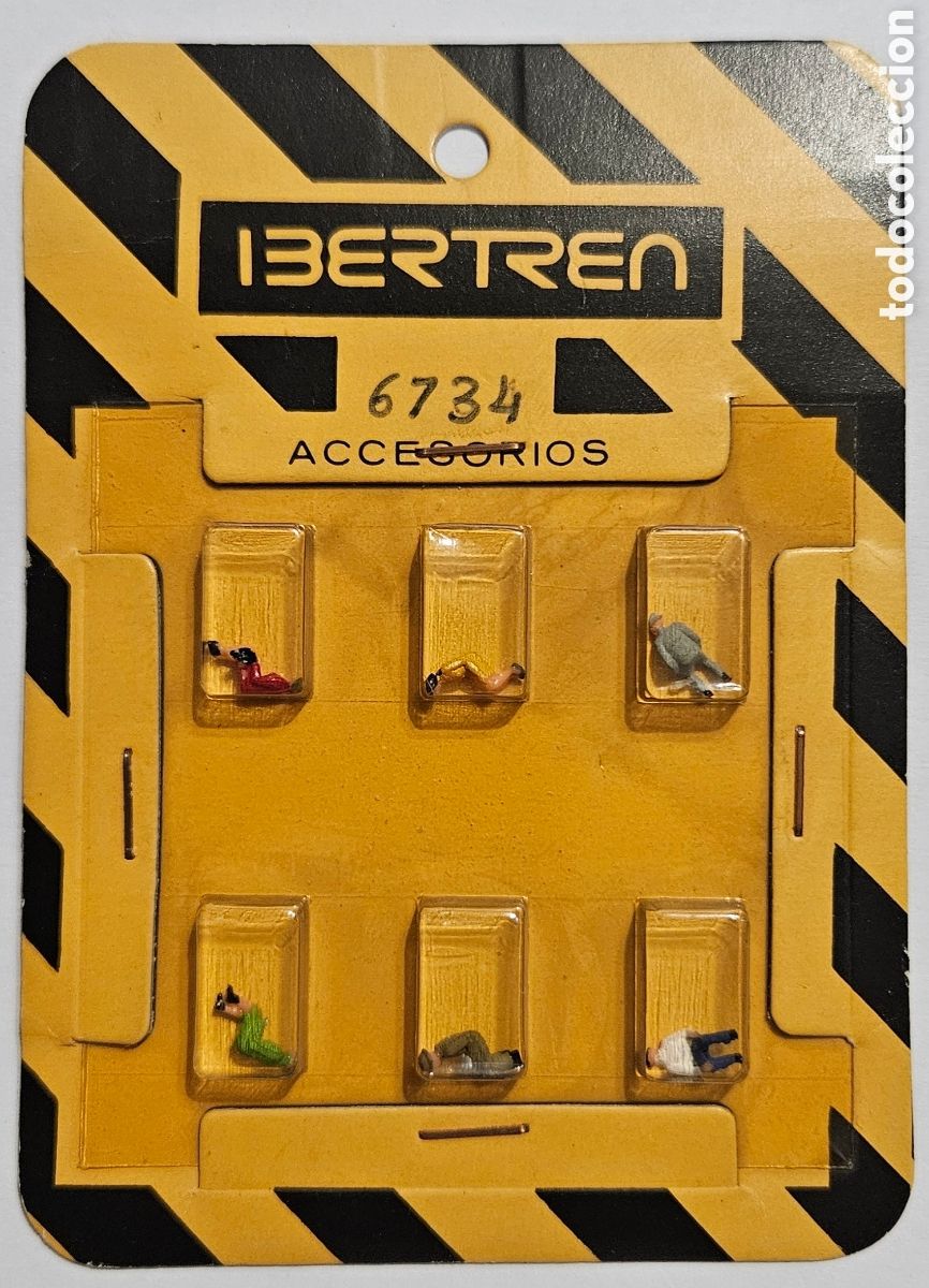 Trenes escala: IBERTREN 734 - BLISTER CON 6 PERSONAJES SENTADOS ESCALA N