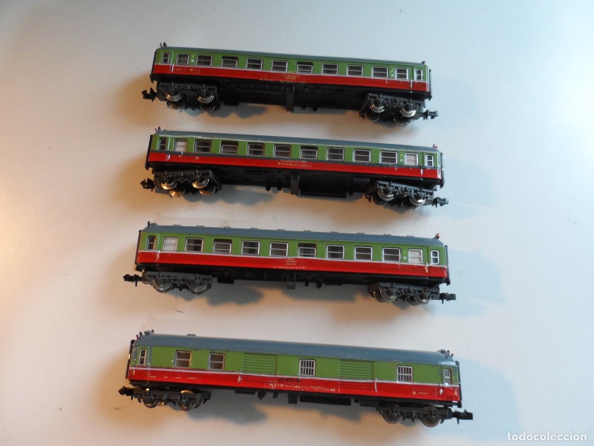 Trenes escala: LOTE DE VAGONES LUCKY IBERTREN REPINTADOS ESCALA N